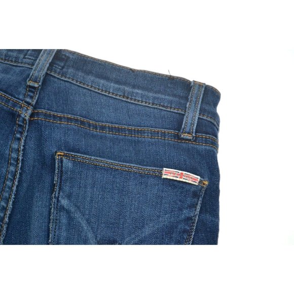 HUDSON Women's Nico Midrise Super Skinny Jeans SIZE 25 Dark Wash - Picture 4 of 9